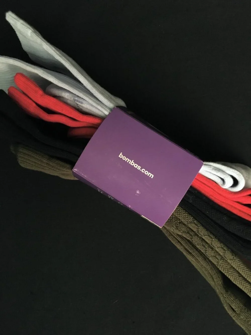 BOMBAS Pack of 4 Supima Cotton Modern Rib Calf Socks LARGE NWT